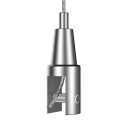 GeckoTeq Top Clamp Self-locking clamp for glass panels up to 10 mm - 20kg