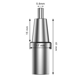 GeckoTeq Top Clamp Self-locking clamp for glass panels up to 10 mm - 20kg