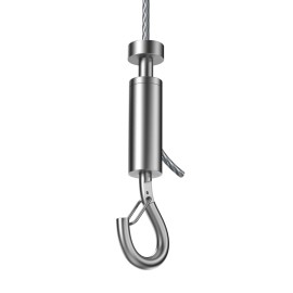 GeckoTeq Self-locking Loop Hook with safety Clip - 20kg