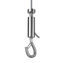 GeckoTeq Self-locking Loop Hook with safety Clip - 20kg