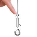GeckoTeq Self-locking Loop Hook with safety Clip - 20kg