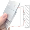 GeckoTeq Cleat Z Bar Hanging Clip 5cm - per set of 2