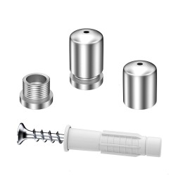 Fil d'acier GeckoTeq 1.5mm avec mamelon 300cm plus GT0735 Satin (set)