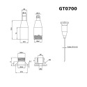 GeckoTeq Zelf remmende plafond nok - 15kg