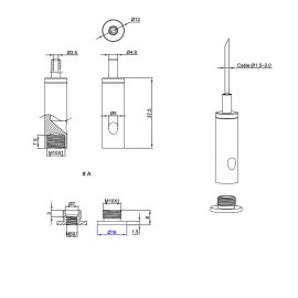 GeckoTeq Zelf remmende plafond nok - 20kg