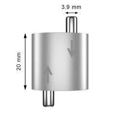 Pince de câble de suspension à boucle autobloquante GeckoTeq pour fil de 1,5 mm