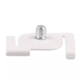 Pince métallique GeckoTeq en blanc pour plafonds suspendus - 8kg