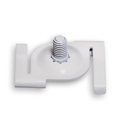 GeckoTeq metal clamp in white for suspended ceilings - 8kg