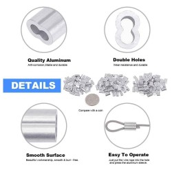 GeckoTeq Compression Bus Wire Clamp 2.0mm in black and aluminum