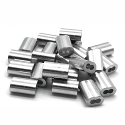 GeckoTeq Compression Bus Wire Clamp 2.0mm in black and aluminum