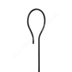 Geckoteq Fil d'Acier Blanc ou Noir - non nouable - 100m