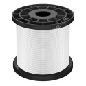 Geckoteq Steel Picture Wire Coil Black or White - 100m