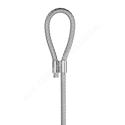 GeckoTeq Steel wire - not knottable - per 2 meters