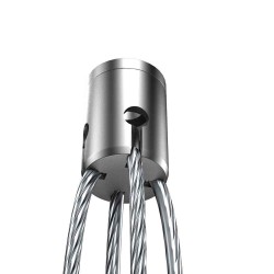 GeckoTeq Screw system ceiling Anchor for 4 wires - 15kg