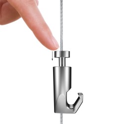 GeckoTeq Self-locking Slim-line hook – 20kg