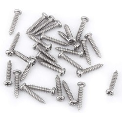 GeckoTeq Round Head Phillips Screw Stainless Steel - in 2 sizes