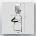 GeckoTeq Fiets Ophangsysteem - Verticale Fietshaak GSH11