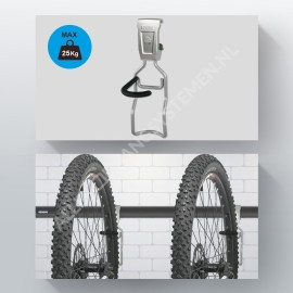 GeckoTeq Fiets Ophangsysteem - Verticale Fietshaak GSH11