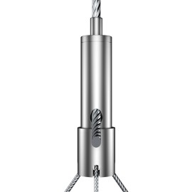 Geckoteq Serre-fil auto-freinant avec base séparatrice - 20kg
