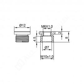 GeckoTeq Screw system ceiling Anchor for 4 wires