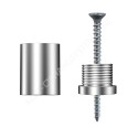 GeckoTeq Screw system ceiling Anchor for 1 wire - 25kg