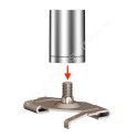 GeckoTeq Screw system ceiling Anchor for 1 wire - 25kg