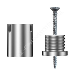 GeckoTeq Screw system ceiling Anchor for 4 wires - 15kg