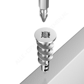 Ancrage spiralé à visser Geckoteq avec Gripper