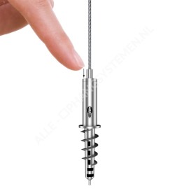 Ancrage spiralé à visser Geckoteq avec Gripper