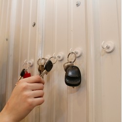 Geckoteq System ceiling magnet with hook - 16x27mm - 5kg