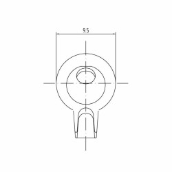 Floreat wand haken 5 maten
