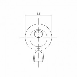 Artiteq Scheidingswandhaak wit - 15kg
