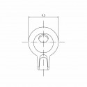Artiteq Scheidingswandhaak wit - 15kg