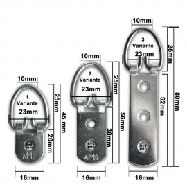 GeckoTeq Hanger met Ovalen Lus - 3 maten