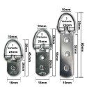 GeckoTeq Hanger met Ovalen Lus - 3 maten