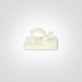 GeckoTeq Zelfklevende kabelhaken – Nylon wit