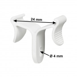 GeckoTeq Ceiling clip White Plastic - 5kg