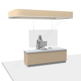 GeckoTeq Ceiling clip Clear Plastic - 5kg