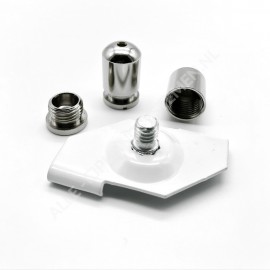 GeckoTeq metal clamp in white for suspended ceilings