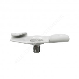 GeckoTeq metal clamp in white for suspended ceilings
