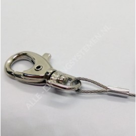 Closed Snap Hook with safety and turning function