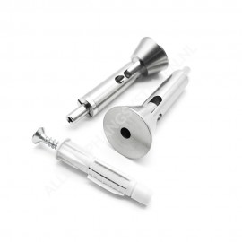 GeckoTeq Tension cable Bracket for ceiling, wall and floor