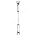 GeckoTeq Tension cable Bracket for ceiling, wall and floor