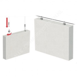 Geckoteq Ancrage à ressort pour tire-bouchon en spirale - 5kg - en 2 longueurs