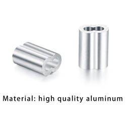 GeckoTeq Wire clamp 2.0mm in black and alu