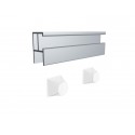 GeckoTeq lot de 4 bumpers PVC - 20 x 20 x 13,5 mm