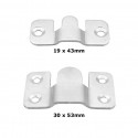 GeckoTeq Cleat Z Bar Ophang Bracket - per set van 2