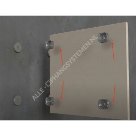 GeckoTeq Click Paneel Systeem Kunststof - Centreer Pin