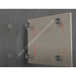 GeckoTeq Click Panel System Plastique - Goupille centrale