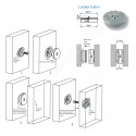 GeckoTeq Click Paneel Systeem Kunststof - Centreer Pin
